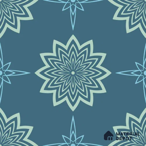 PKR001-6 | Traditional Series Patterned Look 40 inches Sandblast Paper (Customized Size Wallpaper)