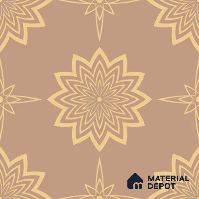 PKR001-7 | Traditional Series Patterned Look 52 inches Economy Paper (Customized Size Wallpaper)