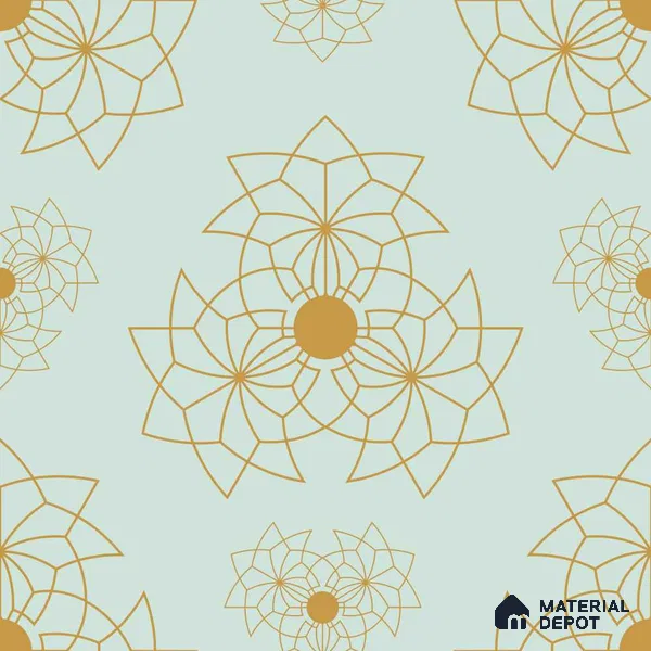 PKR006-1 | Traditional Series Patterned Look 40 inches Sandblast Paper (Customized Size Wallpaper)