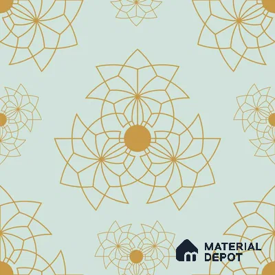 PKR006-1 | Traditional Series Patterned Look 52 inches Economy Paper (Customized Size Wallpaper)