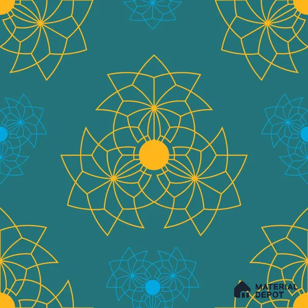 PKR006-6 | Traditional Series Patterned Look 50 inches Premium Paper (Customized Size Wallpaper)