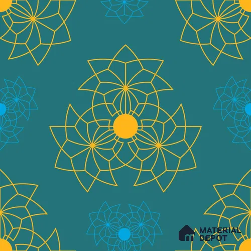 PKR006-6 | Traditional Series Patterned Look 52 inches Economy Paper (Customized Size Wallpaper)