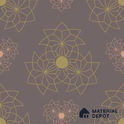 PKR006-7 | Traditional Series Patterned Look 40 inches Sandblast Paper (Customized Size Wallpaper)