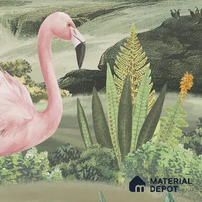 Tropical Jungle Themed Soft Feel (Customised Wallpaper)