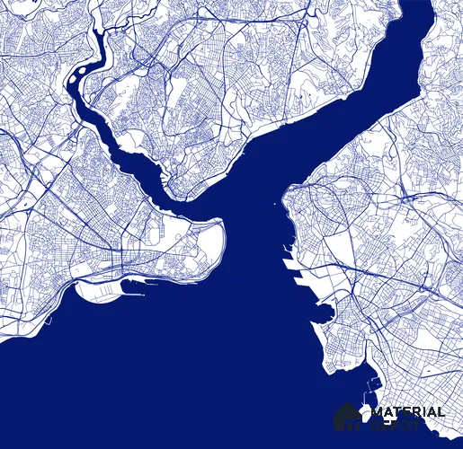 MAO - 24 | Map Series Map Look 40 inches Sandblast Paper (Customized Size Wallpaper)
