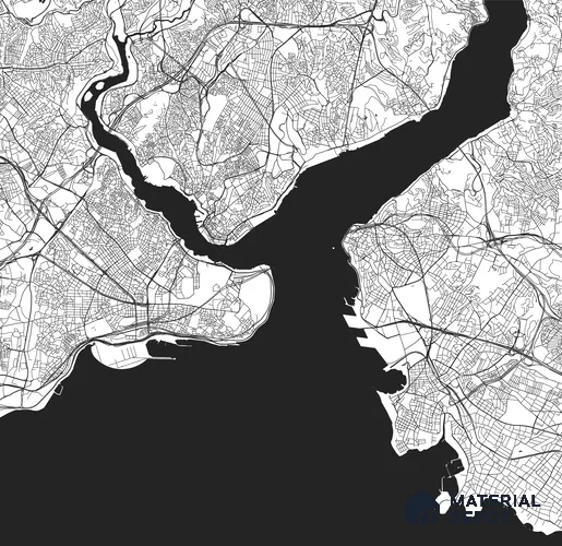 MAO - 24 A | Map Series Map Look 50 inches Premium Paper (Customized Size Wallpaper)