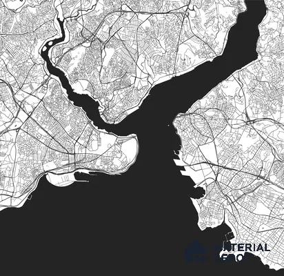 MAO - 24 A | Map Series Map Look 52 inches Economy Paper (Customized Size Wallpaper)