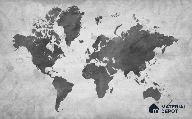 MAP - 03 A | Map Series Map Look 40 inches Canvas Paper (Customized Size Wallpaper)