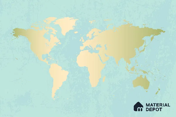 MAP - 05 | Map Series Map Look 40 inches Sandblast Paper (Customized Size Wallpaper)