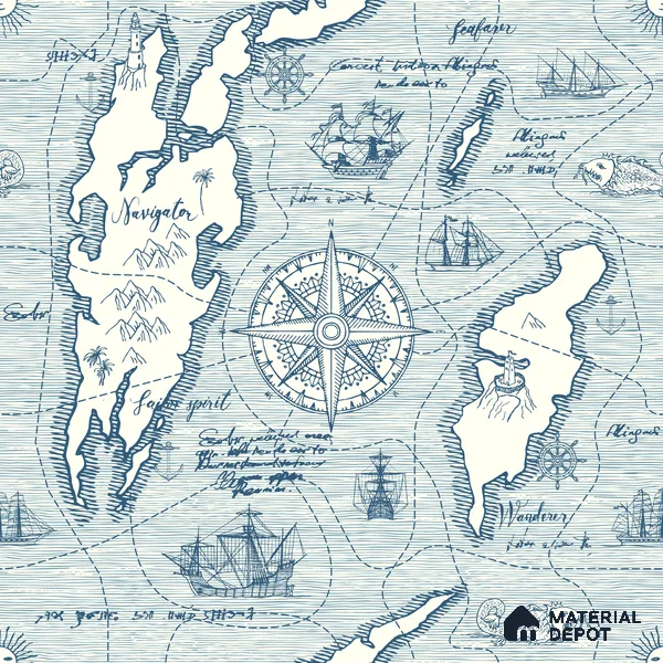 MAP - 13 | Map Series Map Look 50 inches Premium Paper (Customized Size Wallpaper)