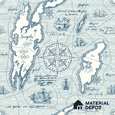MAP - 13 | Map Series Map Look 40 inches Sandblast Paper (Customized Size Wallpaper)