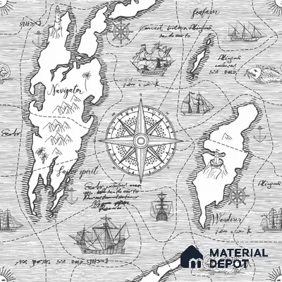 MAP - 13 A | Map Series Map Look 50 inches Premium Paper (Customized Size Wallpaper)