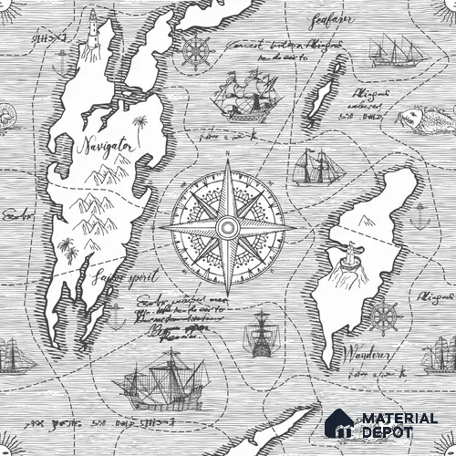 MAP - 13 A | Map Series Map Look 50 inches Premium Paper (Customized Size Wallpaper)