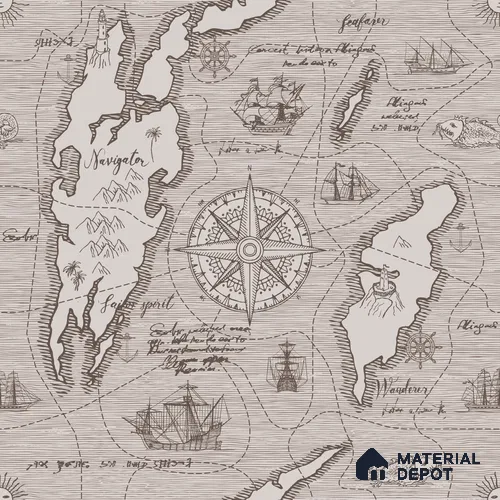 MAP - 13 B | Map Series Map Look 40 inches Canvas Paper (Customized Size Wallpaper)