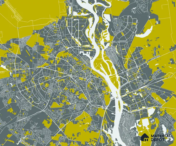 MAP - 19 | Map Series Map Look 52 inches Economy Paper (Customized Size Wallpaper)
