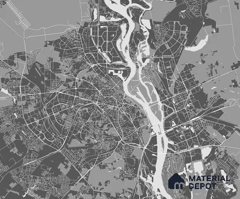 MAP - 19 A | Map Series Map Look 52 inches Economy Paper (Customized Size Wallpaper)
