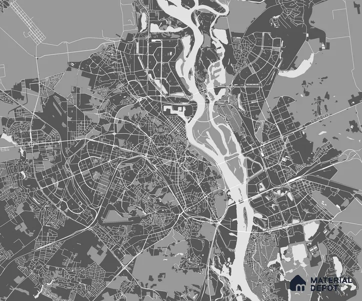 MAP - 19 A | Map Series Map Look 52 inches Economy Paper (Customized Size Wallpaper)