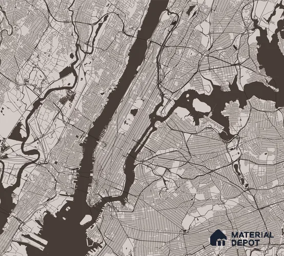 MAP - 22 B | Map Series Map Look 52 inches Economy Paper (Customized Size Wallpaper)