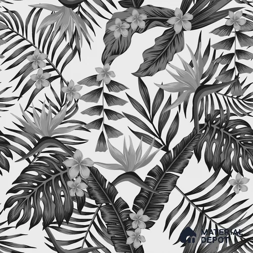 TROP - 01A | Tropical Series Nature Look 52 inches Economy Paper (Customized Size Wallpaper)