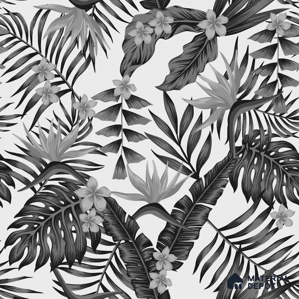 TROP - 01A | Tropical Series Nature Look 52 inches Economy Paper (Customized Size Wallpaper)