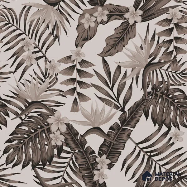TROP - 01B | Tropical Series Nature Look 52 inches Economy Paper (Customized Size Wallpaper)