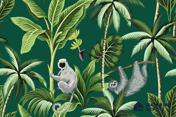 TROP - 02 | Tropical Series Nature Look 50 inches Premium Paper (Customized Size Wallpaper)