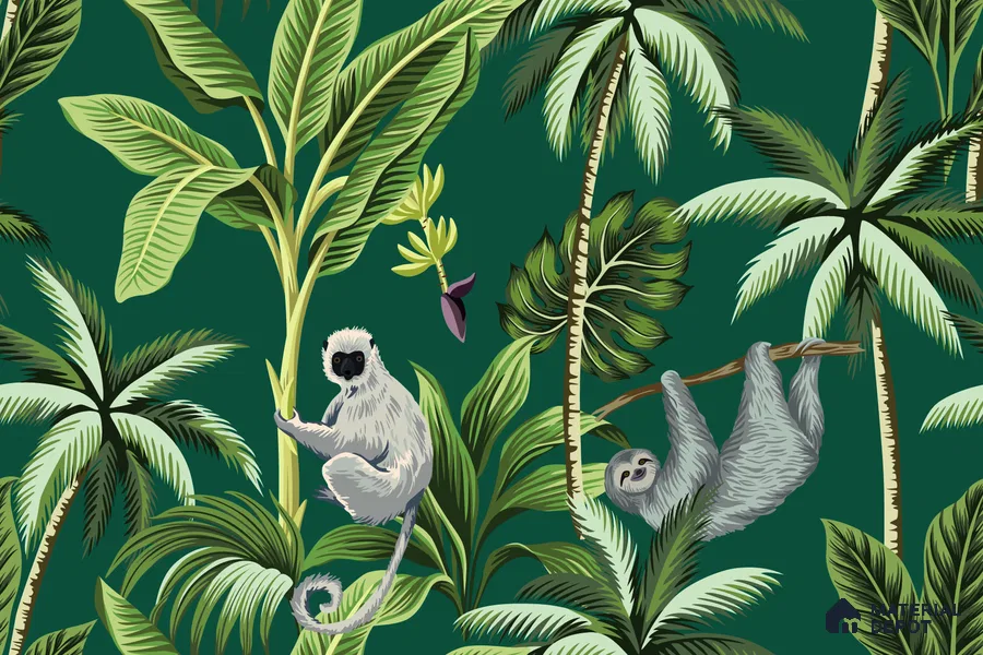 TROP - 02 | Tropical Series Nature Look 52 inches Economy Paper (Customized Size Wallpaper)