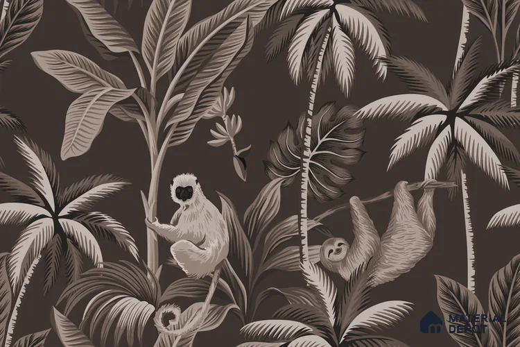 TROP - 02B | Tropical Series Nature Look 40 inches Sandblast Paper (Customized Size Wallpaper)