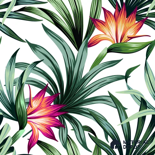 TROP - 19 | Tropical Series Nature Look 50 inches Premium Paper (Customized Size Wallpaper)