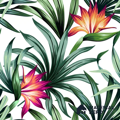 TROP - 19 | Tropical Series Nature Look 40 inches Sandblast Paper (Customized Size Wallpaper)