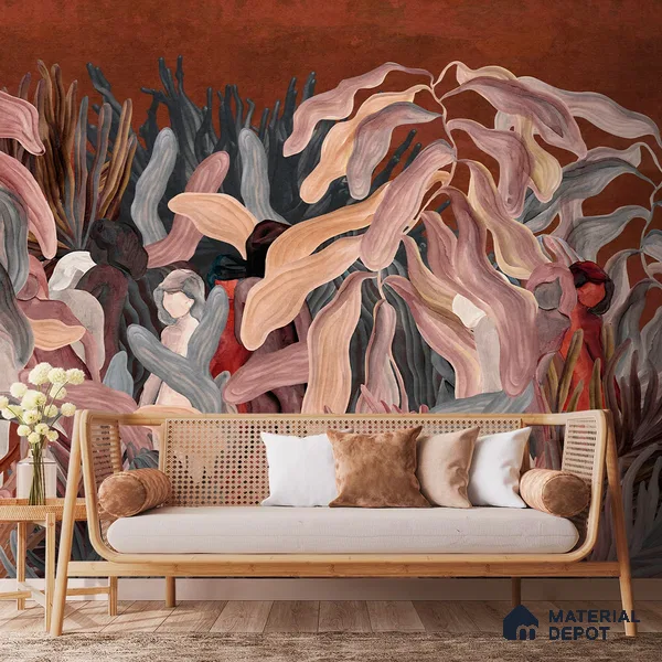 Enchanting Nymphs of Nature Art Canvas Paper (Customised Size Wallpaper)