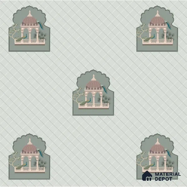 PIC-11 | Pichwai Series Animal Print Look 52 inches Economy Paper (Customized Size Wallpaper)