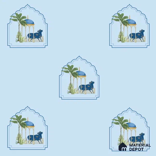 PIC-20 | Pichwai Series Animal Print Look 40 inches Canvas Paper (Customized Size Wallpaper)