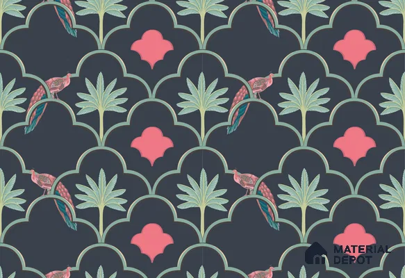 PIC-24 | Pichwai Series Animal Print Look 52 inches Economy Paper (Customized Size Wallpaper)