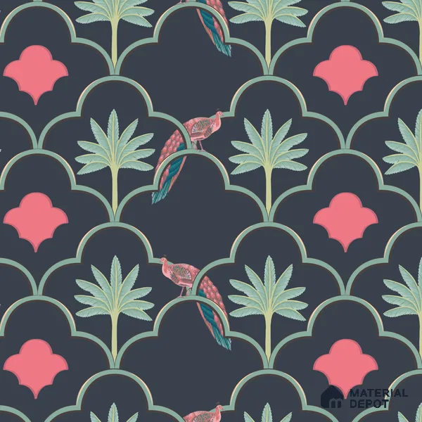 PIC-28 | Pichwai Series Animal Print Look 52 inches Economy Paper (Customized Size Wallpaper)