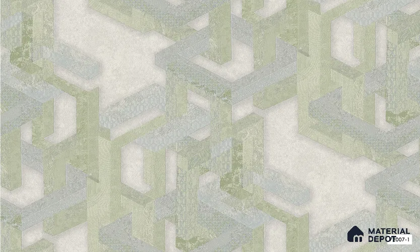 72007-1 | 5 Meter x 42 Inch Geometric Look Wallpaper - 57 Sq. Ft.