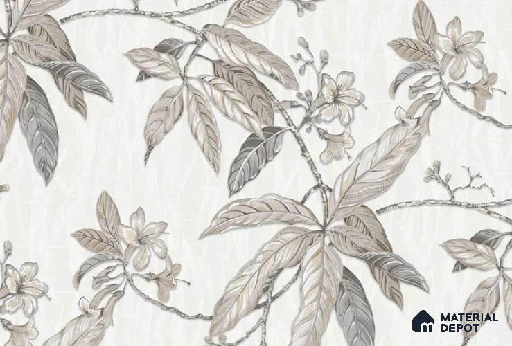 72009-4 | 5 Meter x 42 Inch Florals Look Wallpaper - 57 Sq. Ft.