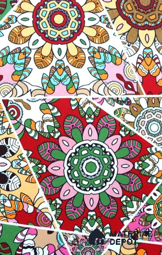 CC2235-1 | 10 Meter x 21 Inch Florals Look Wallpaper - 57 Sq. Ft. | Minimum 15% wastage during installation