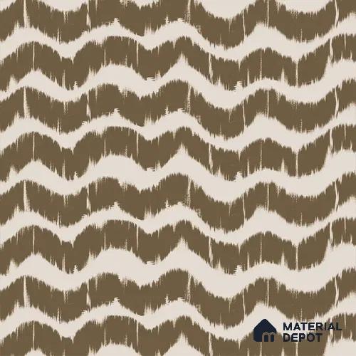 Waves Modern Abstract for Walls Muddy Brown Handmade (Customised Wallpaper)