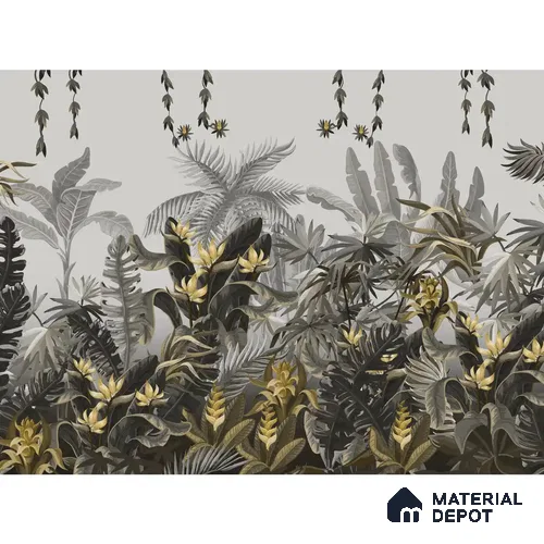 Tropical Theme Jhurmut Vintage Colors Handmade (Customised Wallpaper)