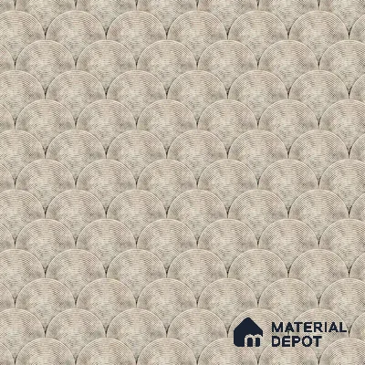 Sandy Arches Abstract Modern Theme Geometric Beige Handmade (Customised Wallpaper)