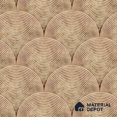Sandy Arches Abstract Modern Theme Geometric for Rooms Canvas (Customised Wallpaper)