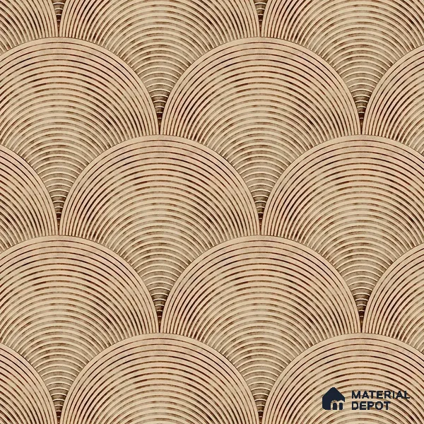 Sandy Arches Abstract Modern Theme Geometric for Rooms Canvas (Customised Wallpaper)