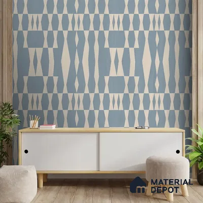 Diamond Dance Abstract Theme Modern for walls Soft Feel (Customised Wallpaper)