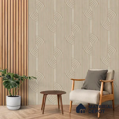 Arc Fusion Abstract Modern Look Room Soft Feel (Customised Wallpaper)