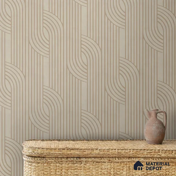 Arc Fusion Abstract Modern Look Room Soft Feel (Customised Wallpaper)