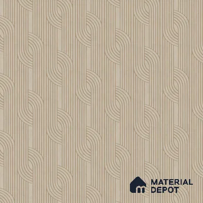 WP 03682 C | Arc Fusion Abstract Modern Look | Warm Beige Arc Lines Geometric Look Wallpaper Handmade (Customised Size)