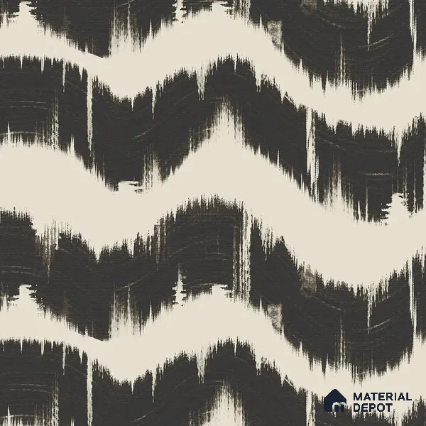 Charcoal Waves Modern Abstract for Walls Handmade (Customised Wallpaper)