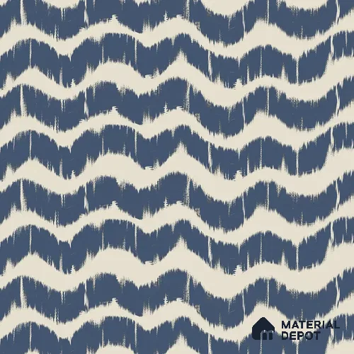 Indigo Waves Blue Modern Abstract for Walls Canvas (Customised Wallpaper)
