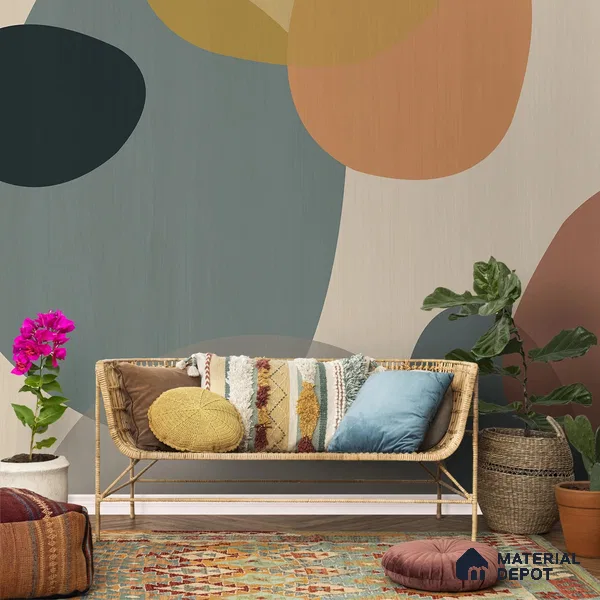 Modern Mosaic Abstract Theme Room Canvas (Customised Wallpaper)